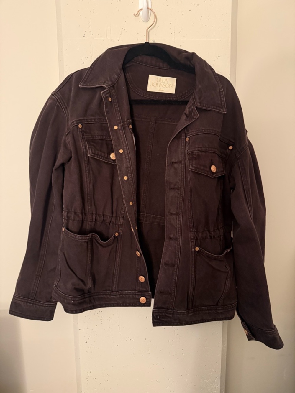 Ulla Johnson Odette Denim Jacket, Size Petite